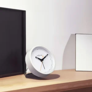 Desk Alarm Clock – White