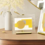 Flute Photo Frame Medium - Brass