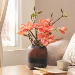 Asiatic Magnolia Faux Stem - Purple Pink