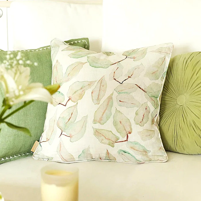 Grove Linen Cushion Cover 45x45cm - Ivory