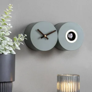 Duo Cuckoo Wall Clock – Jungle Green